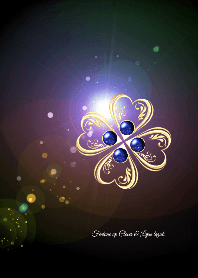 Fortune up Clover & lapis lazuli