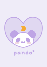 Panda Moon - Purple