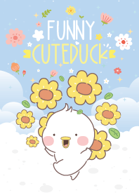 The Duck Funny x Flower