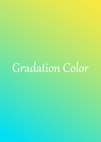 Gradation Color *Blue&Green&Yellow*