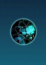 Clover Circle Blue Green