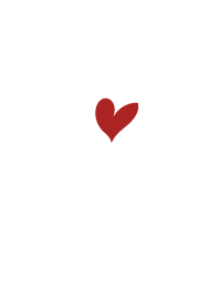 Wine Red Simple Heart