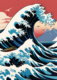 Mountain, Sea, and Moonlit Night b87cf6