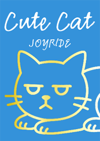 Cute cat : Blue&Gold