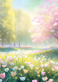 優美な春の風景の着せかえ(Spring-757)
