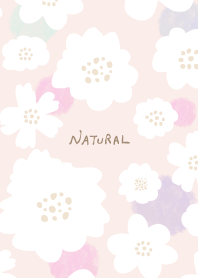 White flower polka-dotted pink Japan