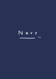 Navy. simple characters.