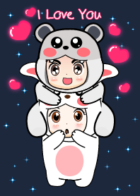 ฉันรักเธอ กระต่าย หมี ปิงปิง เปาเปา