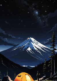 Mountain, Sea, and Moonlit Night 3ECa6c