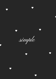 heart & pattern* Charcoal_white.