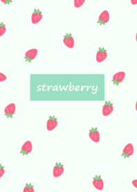 strawberry_pattern #mintgreen