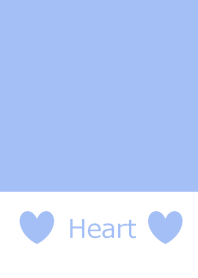 Light blue and simple heart from japan