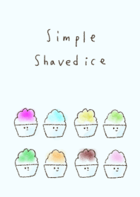 simple shaved ice mint.