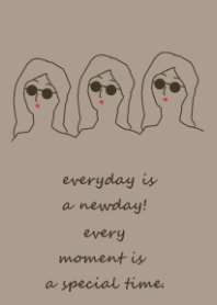 everyday is a newday*(greige)