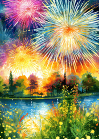 Beautiful Fireworks Theme#355