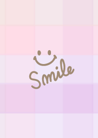 Pink check patterns - smile7-