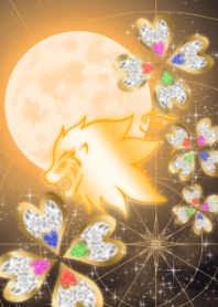 ราศีสิงห์พระจันทร์และโคลเวอร์สีส้ม