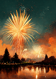 Beautiful Fireworks Theme#567
