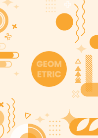 Abstract Geometric Sea Buckthorn