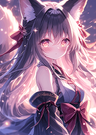 ⭐閃耀煙花下的狐狸少女❤️