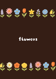 Flowers a la carte02 on brown