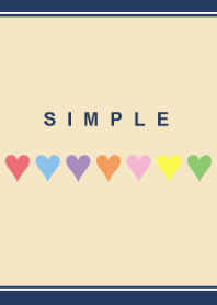 SIMPLE HEART Theme2(Navy&Beige)