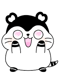 Hamster fofo (versão preta) - Nº 3