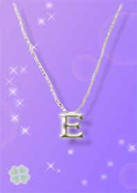 イニシャルE(四つ葉のクローバー)