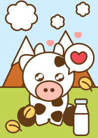 Lovely cow & Milk 10