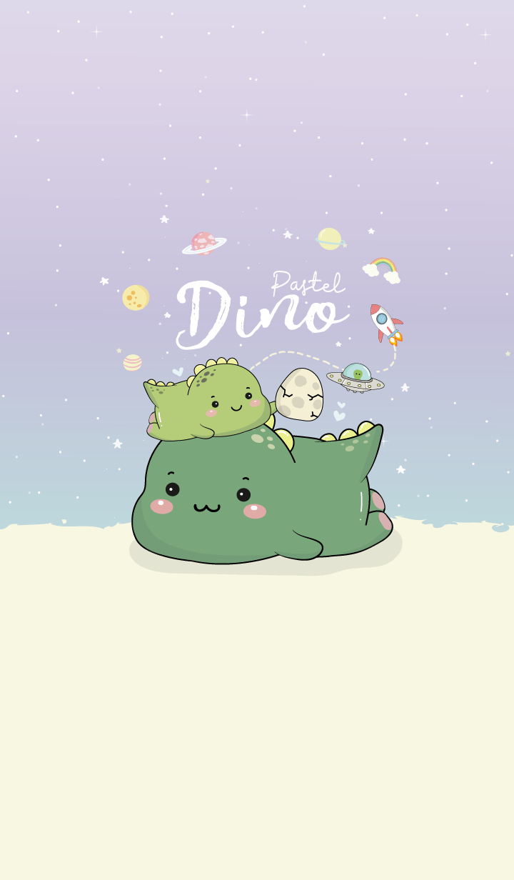 Dino Cute Pastel