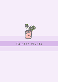 彩繪植栽JA-淡灰紫色(Pu2)