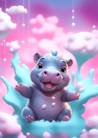 Cute little hippo v.2