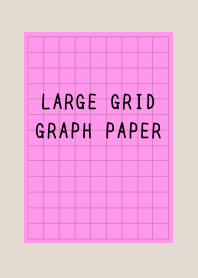 PINK-BLACK GRAPH PAPER/BEIGE