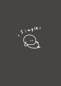 Matte black x stick figure.