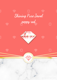Shining Pure Jewel poppy red