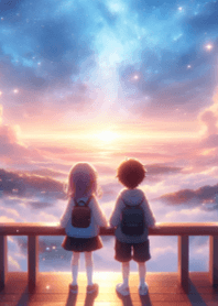 Couple and Sunrise V.3