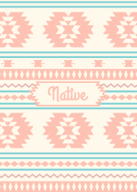Native pastel pink