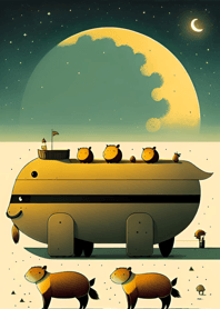 Ukiyo-e - Capybara f8BCEc