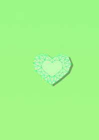 Emerald heart that changes life