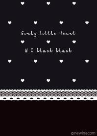 Girly Little Heart N.C black black
