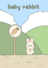 baby rabbit.
