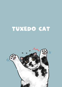 tuxedocat2 - sea blue
