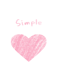 Simple HEART Theme PINK