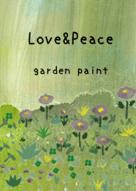 Oil painting art [garden paint 186]