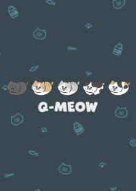 Q-meow1 / dark indigo