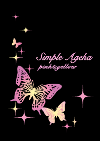 simple ageha pink&yellow