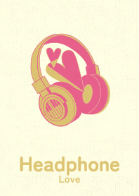 Headphone_love rose Red