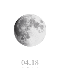 Moon - April 18th - White
