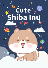 misty cat-Shiba Inu Galaxy Blue