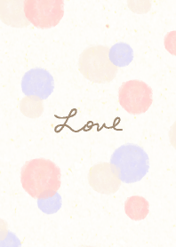 Watercolor dot Pink Purple2 from Japan